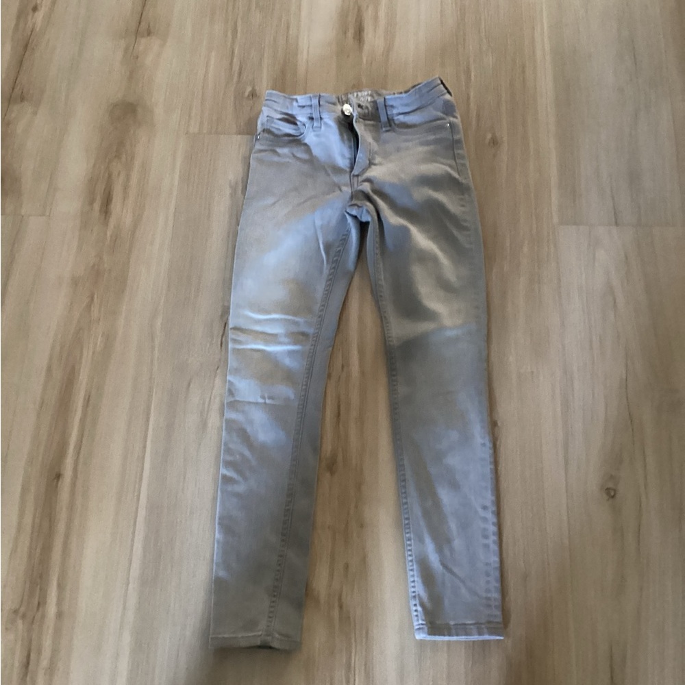 H&M Girls Light Gray Skinny Jeans